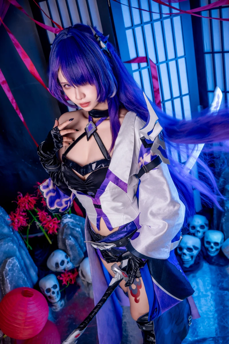 Pyoncos ピオン cosplay Acheron HonkaiStar Rail 7-lusbabe-net