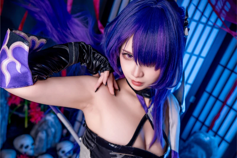Pyoncos ピオン cosplay Acheron HonkaiStar Rail 9-lusbabe-net