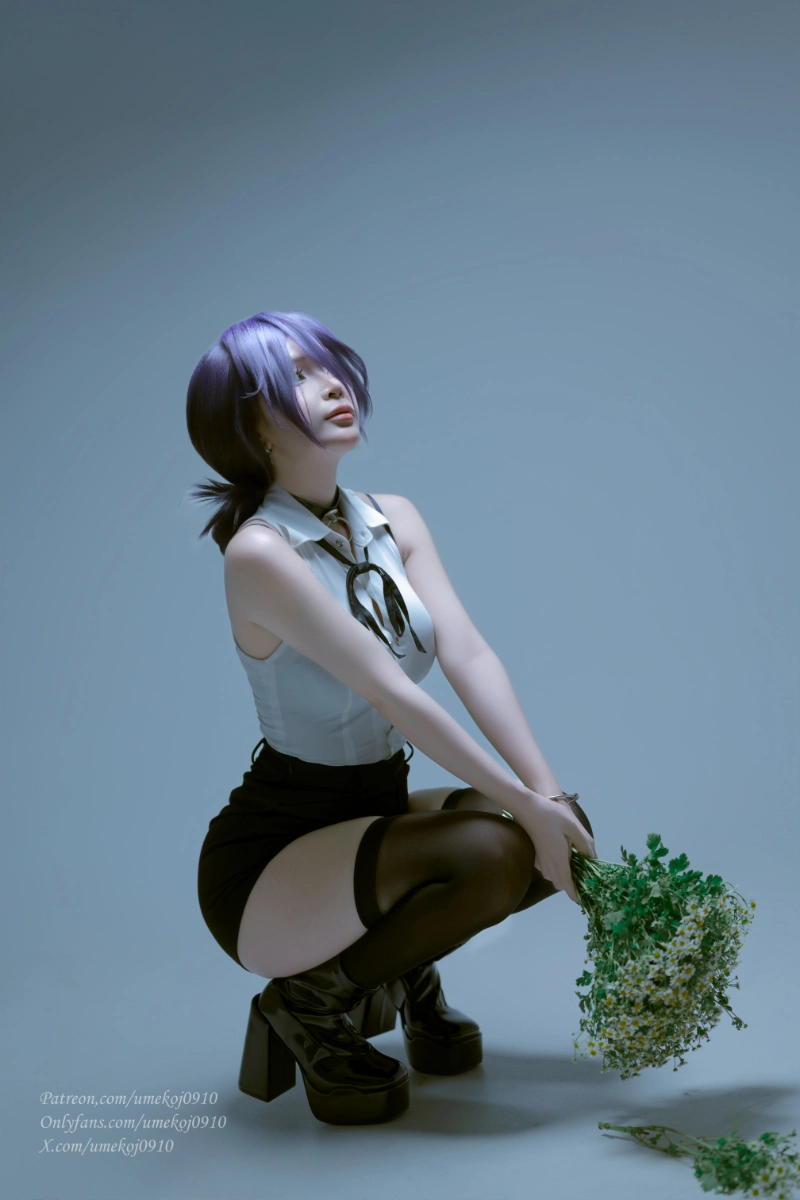 Umeko J cosplay Reze Chainsaw Man 7-lusbabe-net