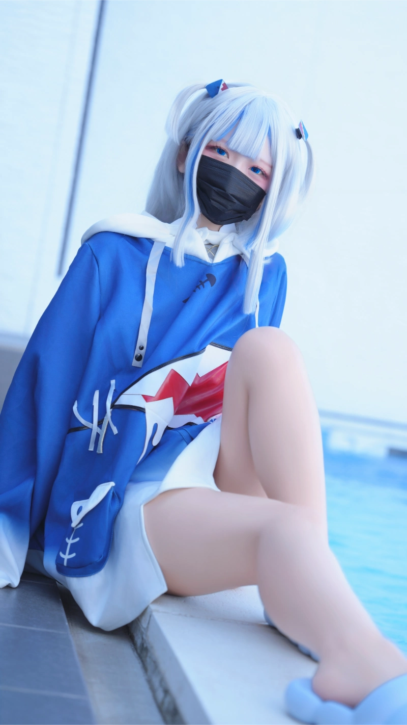 はむすけ hamham sk cosplay Gawr Gura Hololive 18-lusbabe-net