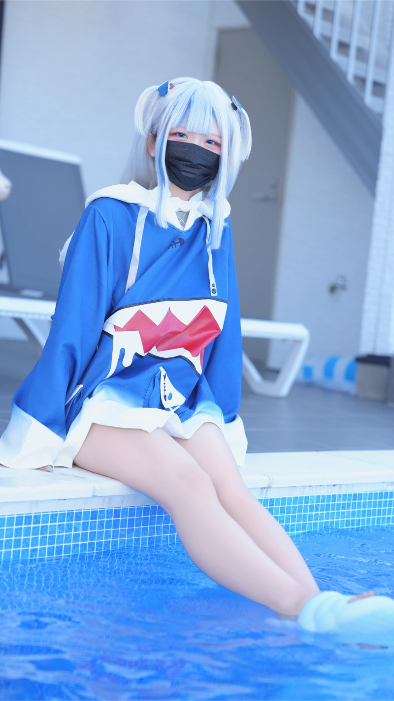 はむすけ hamham sk cosplay Gawr Gura Hololive 20-lusbabe-net