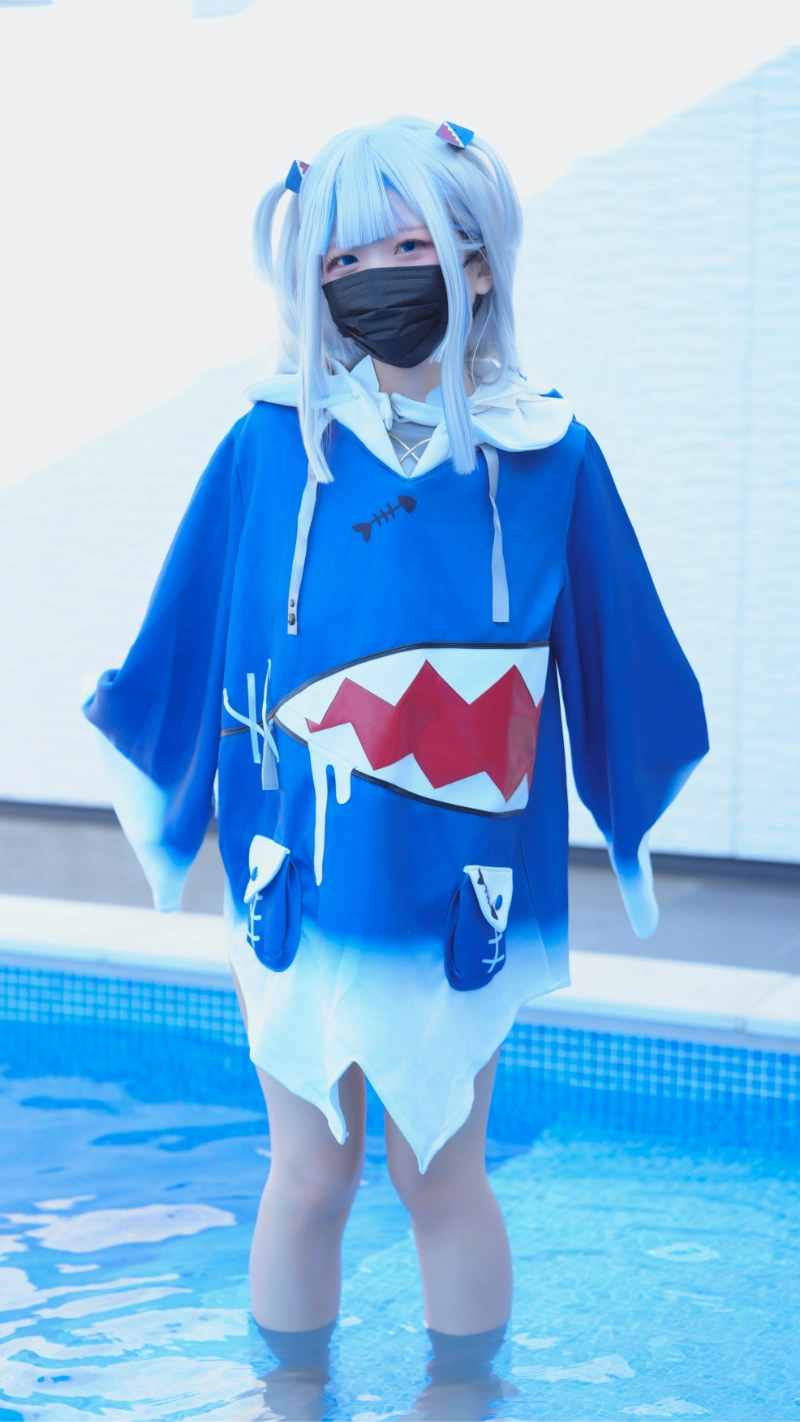 はむすけ hamham sk cosplay Gawr Gura Hololive 29-lusbabe-net