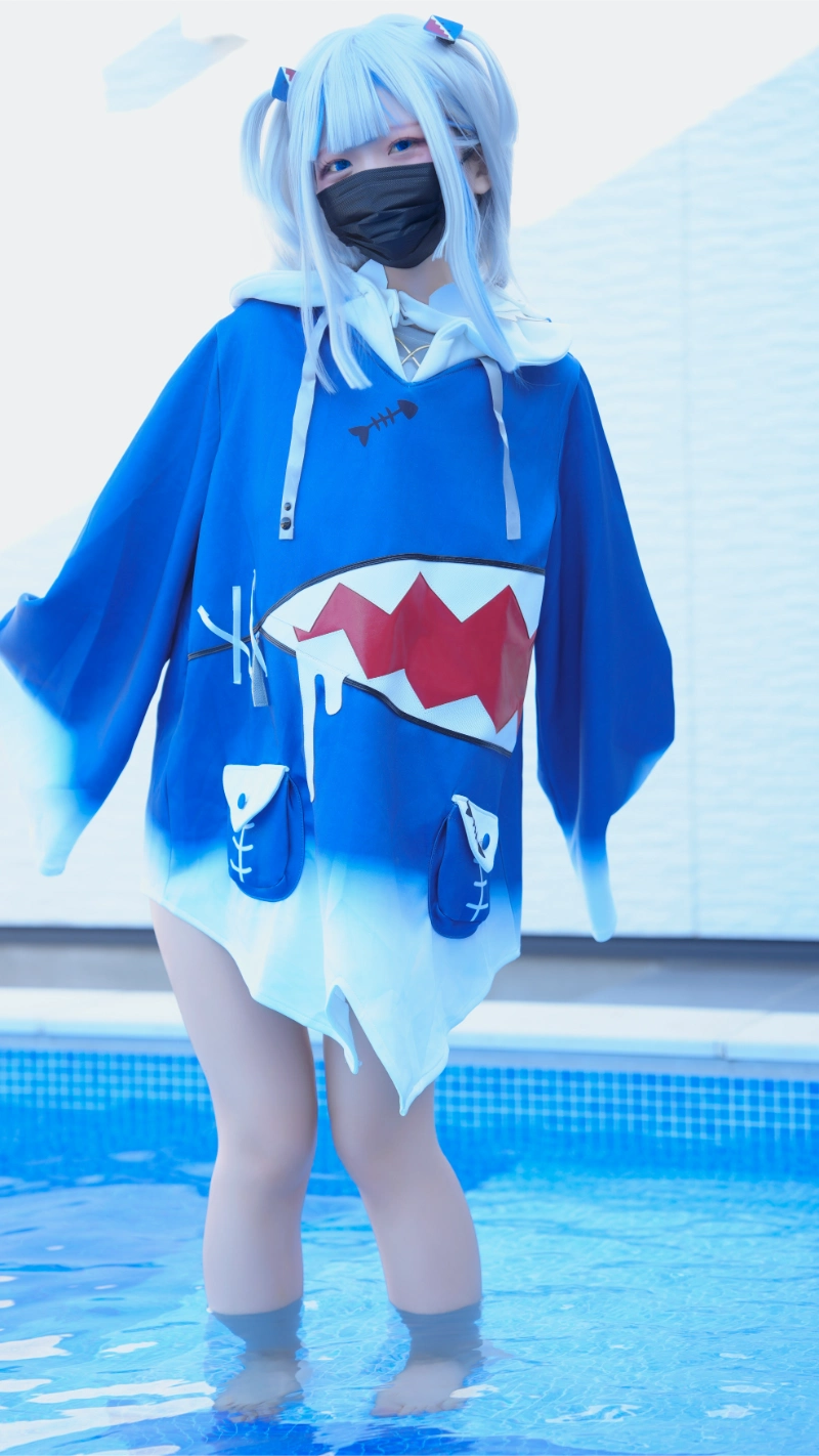 はむすけ hamham sk cosplay Gawr Gura Hololive 30-lusbabe-net