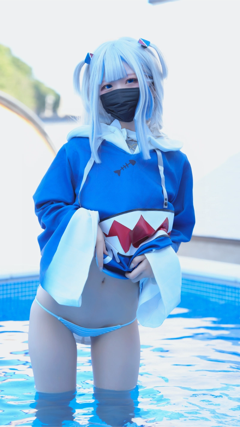 はむすけ hamham sk cosplay Gawr Gura Hololive 33-lusbabe-net