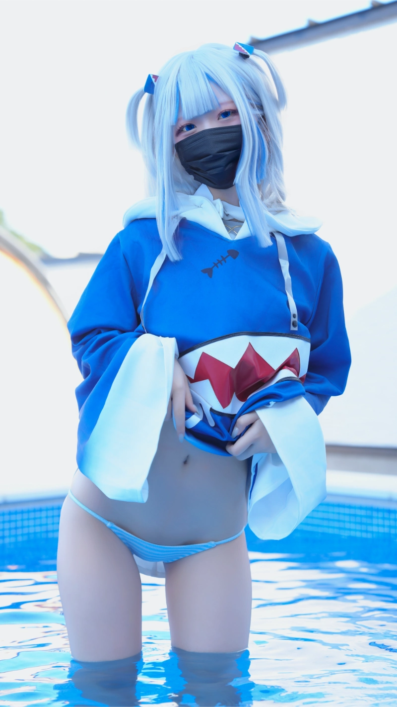 はむすけ hamham sk cosplay Gawr Gura Hololive 34-lusbabe-net