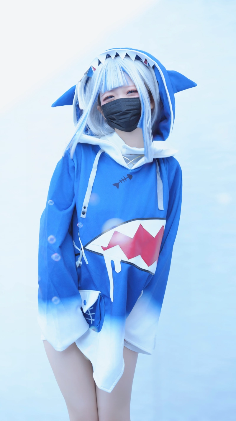 はむすけ hamham sk cosplay Gawr Gura Hololive 4-lusbabe-net