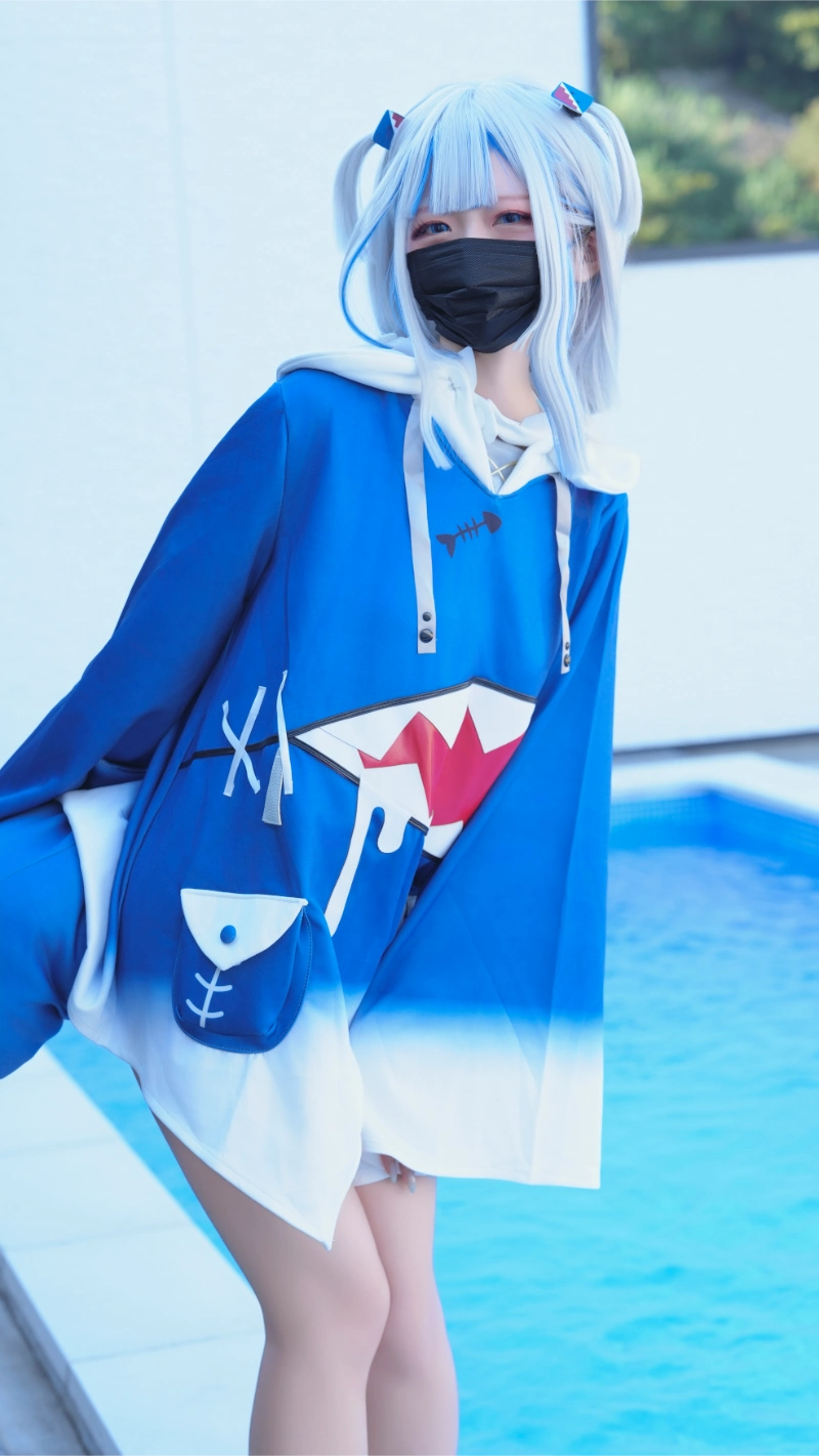 はむすけ hamham sk cosplay Gawr Gura Hololive 7-lusbabe-net