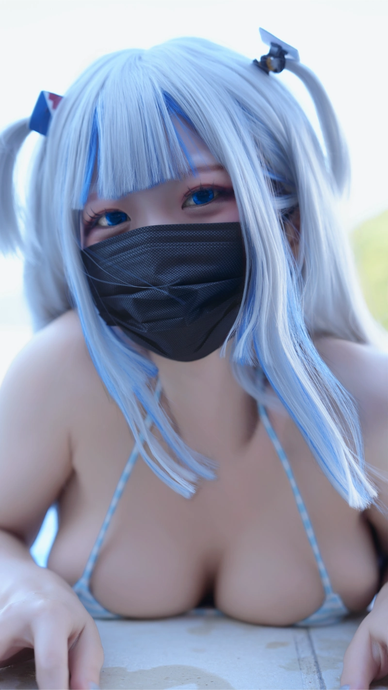 はむすけ hamham sk cosplay Gawr Gura Hololive 71-lusbabe-net