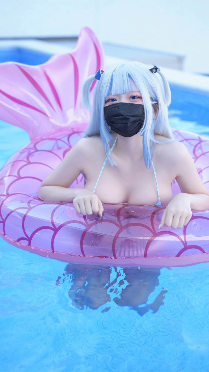 はむすけ hamham sk cosplay Gawr Gura Hololive 74-lusbabe-net