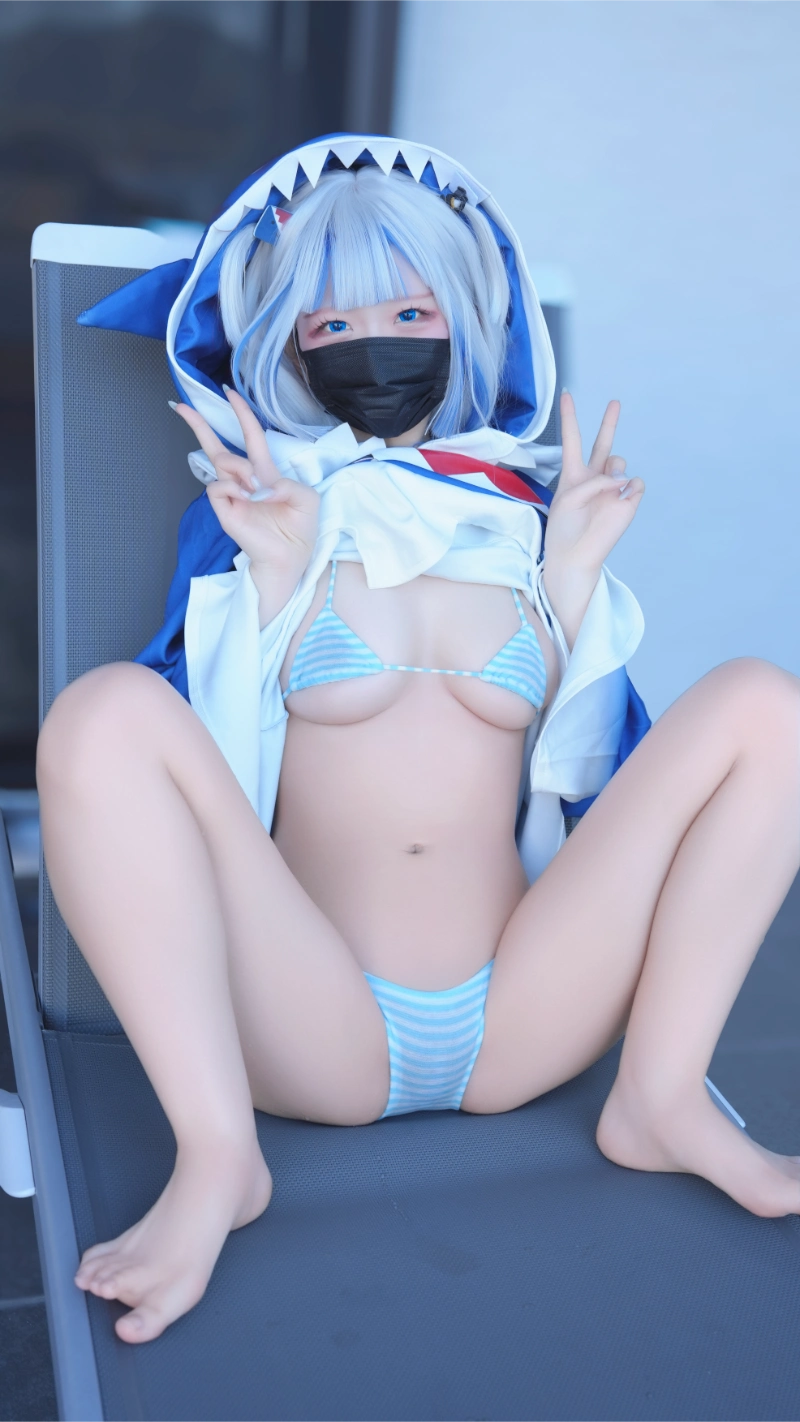 はむすけ hamham sk cosplay Gawr Gura Hololive 88-lusbabe-net