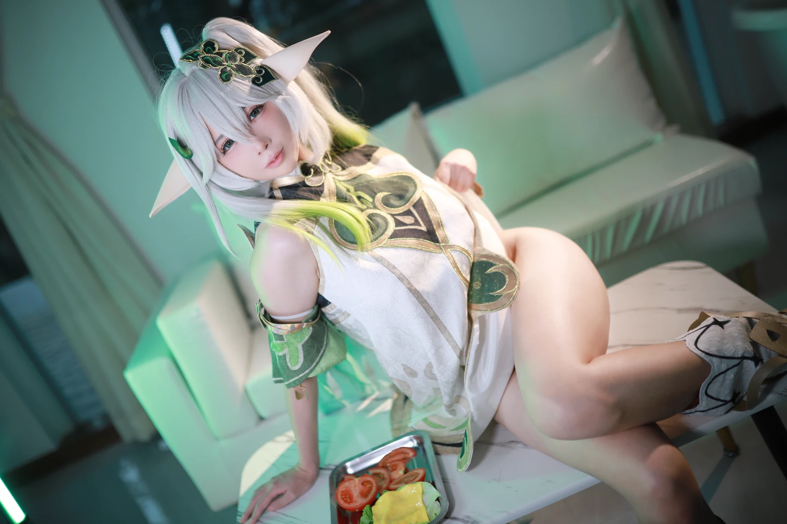 上杉绘梨落 Uesugi hui Nashi Ochi cosplay Nahida Genshin Impact 15-lusbabe-net