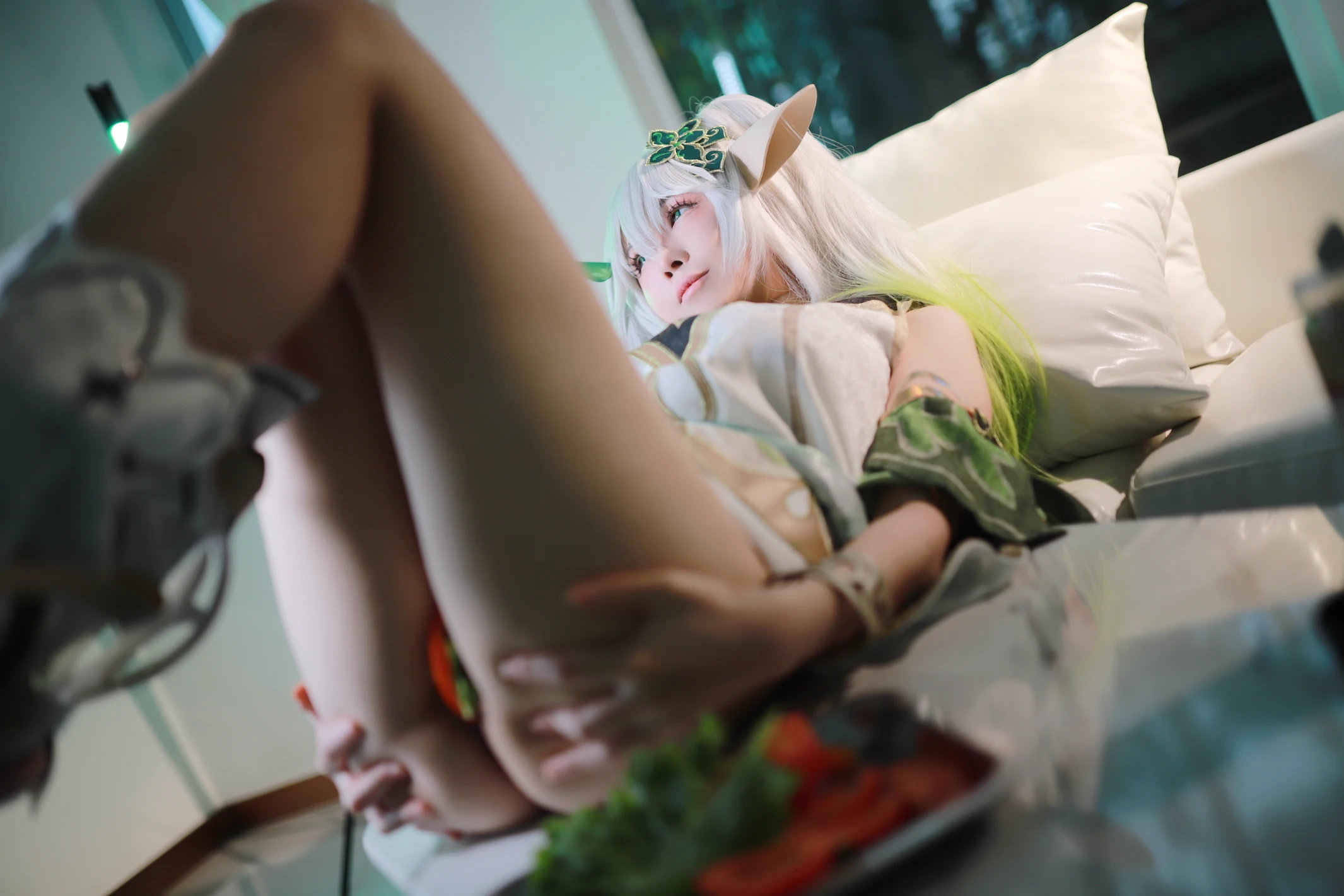 上杉绘梨落 Uesugi hui Nashi Ochi cosplay Nahida Genshin Impact 20-lusbabe-net