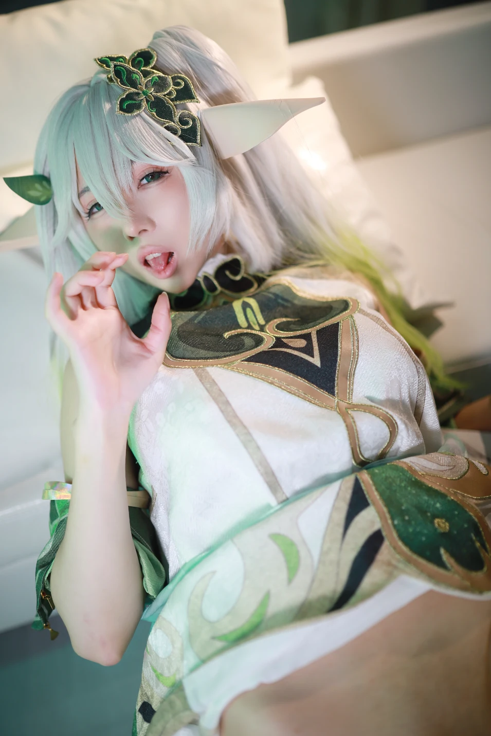 上杉绘梨落 Uesugi hui Nashi Ochi cosplay Nahida Genshin Impact 33-lusbabe-net