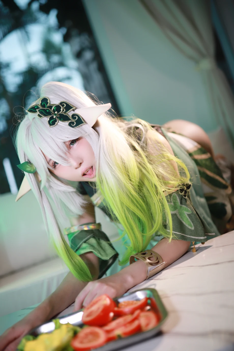 上杉绘梨落 Uesugi hui Nashi Ochi cosplay Nahida Genshin Impact 40-lusbabe-net