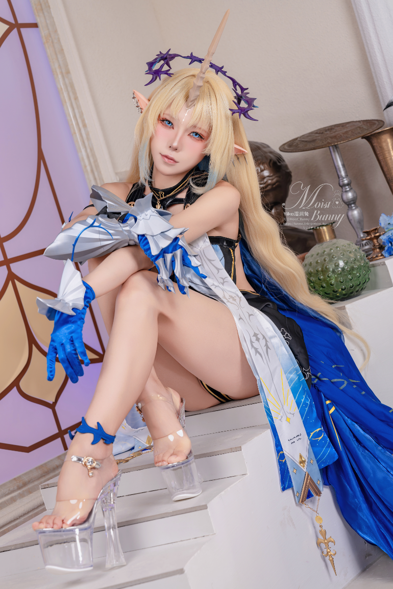 咬一口兔娘ovo Yaokoututu cosplay Fleurdelys Wuthering Waves 14-lusbabe-net