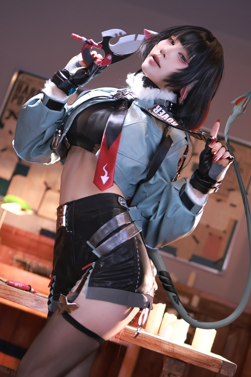 水淼Aqua cosplay Jane Doe Zenless Zone Zero 1-lusbabe-net