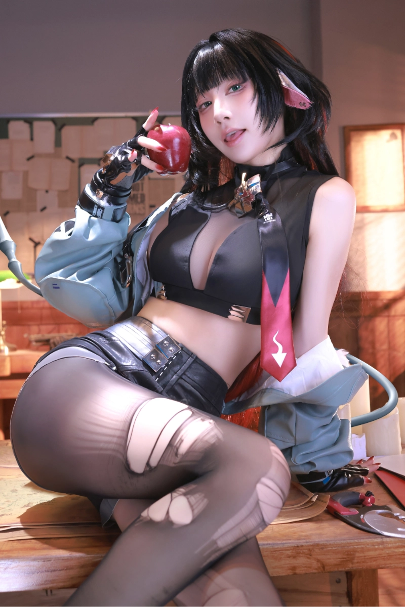 水淼Aqua cosplay Jane Doe Zenless Zone Zero 14-lusbabe-net