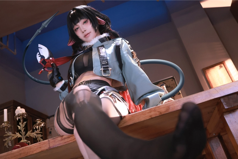 水淼Aqua cosplay Jane Doe Zenless Zone Zero 9-lusbabe-net