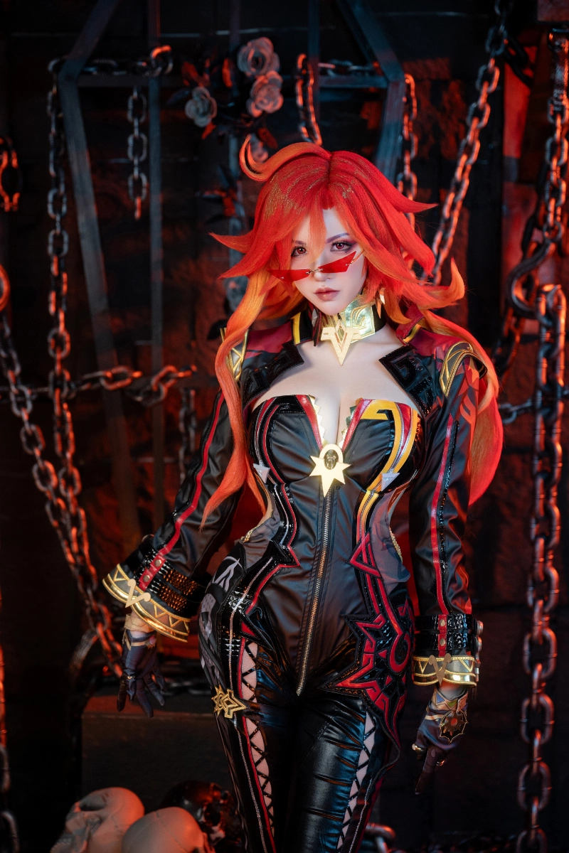 阿薰kaOri axunkaOri cosplay Mavuika Genshin Impact 1-lusbabe-net