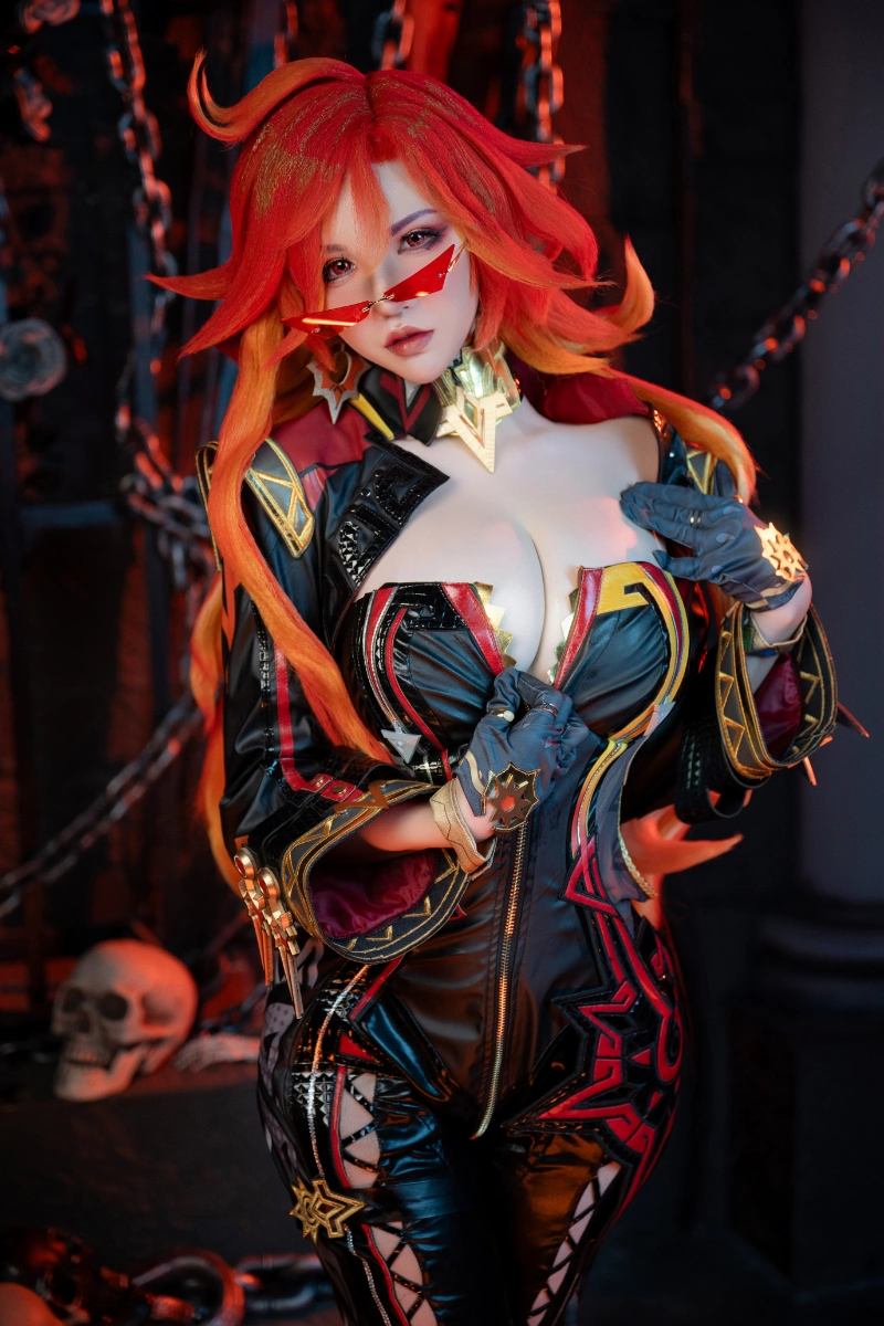 阿薰kaOri axunkaOri cosplay Mavuika Genshin Impact 11-lusbabe-net