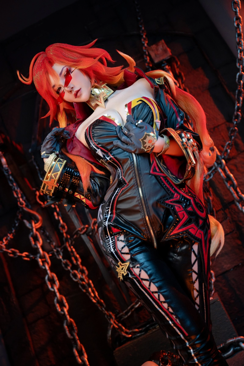 阿薰kaOri axunkaOri cosplay Mavuika Genshin Impact 13-lusbabe-net