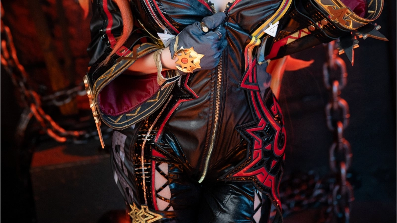 阿薰kaOri axunkaOri cosplay Mavuika Genshin Impact 15-lusbabe-net