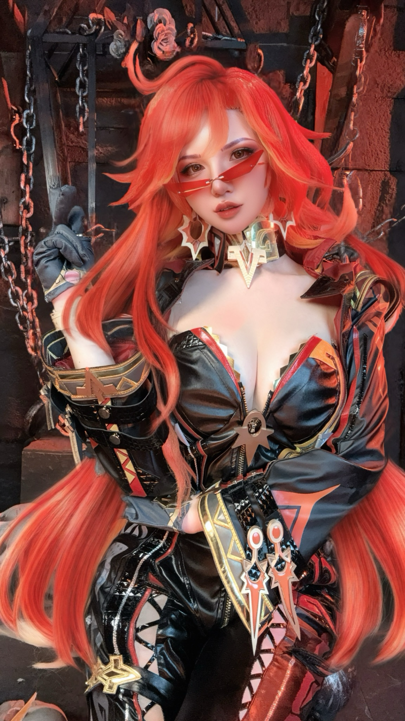 阿薰kaOri axunkaOri cosplay Mavuika Genshin Impact 152-lusbabe-net