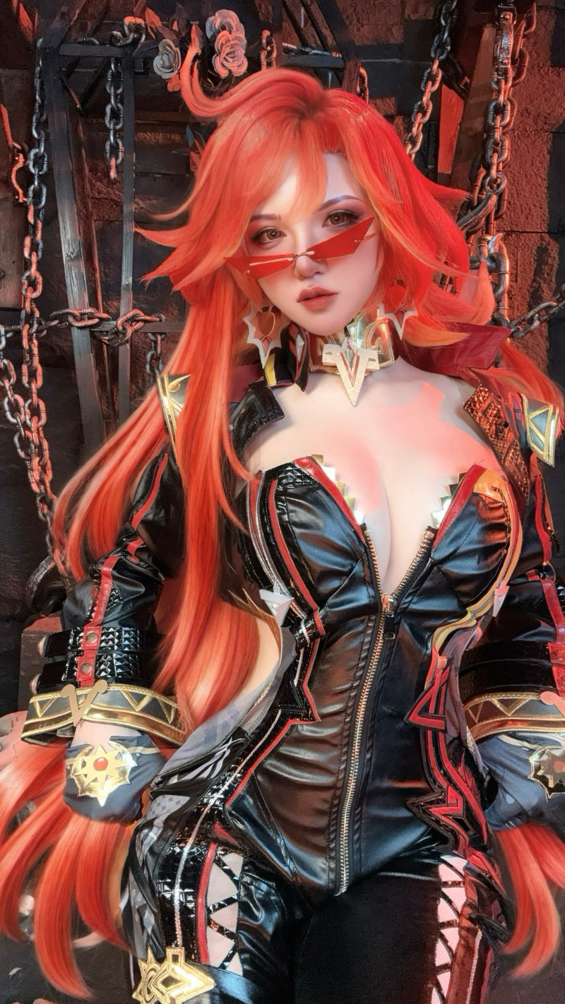 阿薰kaOri axunkaOri cosplay Mavuika Genshin Impact 153-lusbabe-net