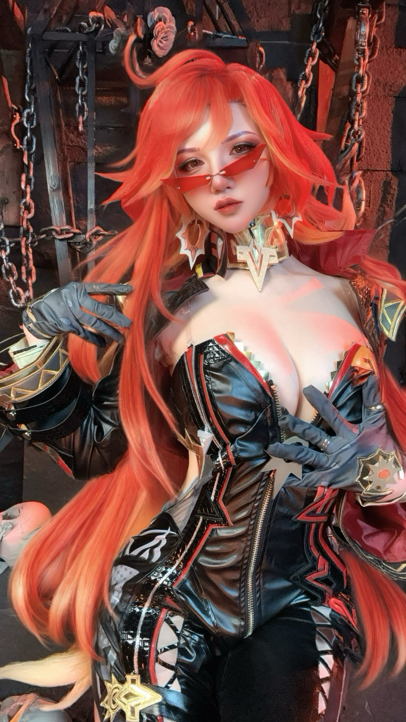 阿薰kaOri axunkaOri cosplay Mavuika Genshin Impact 155-lusbabe-net