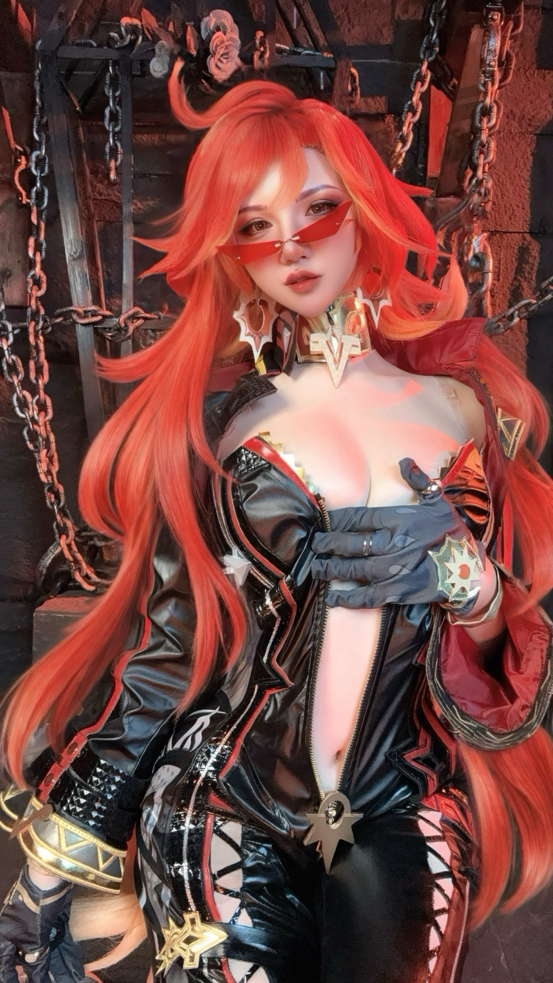 阿薰kaOri axunkaOri cosplay Mavuika Genshin Impact 156-lusbabe-net