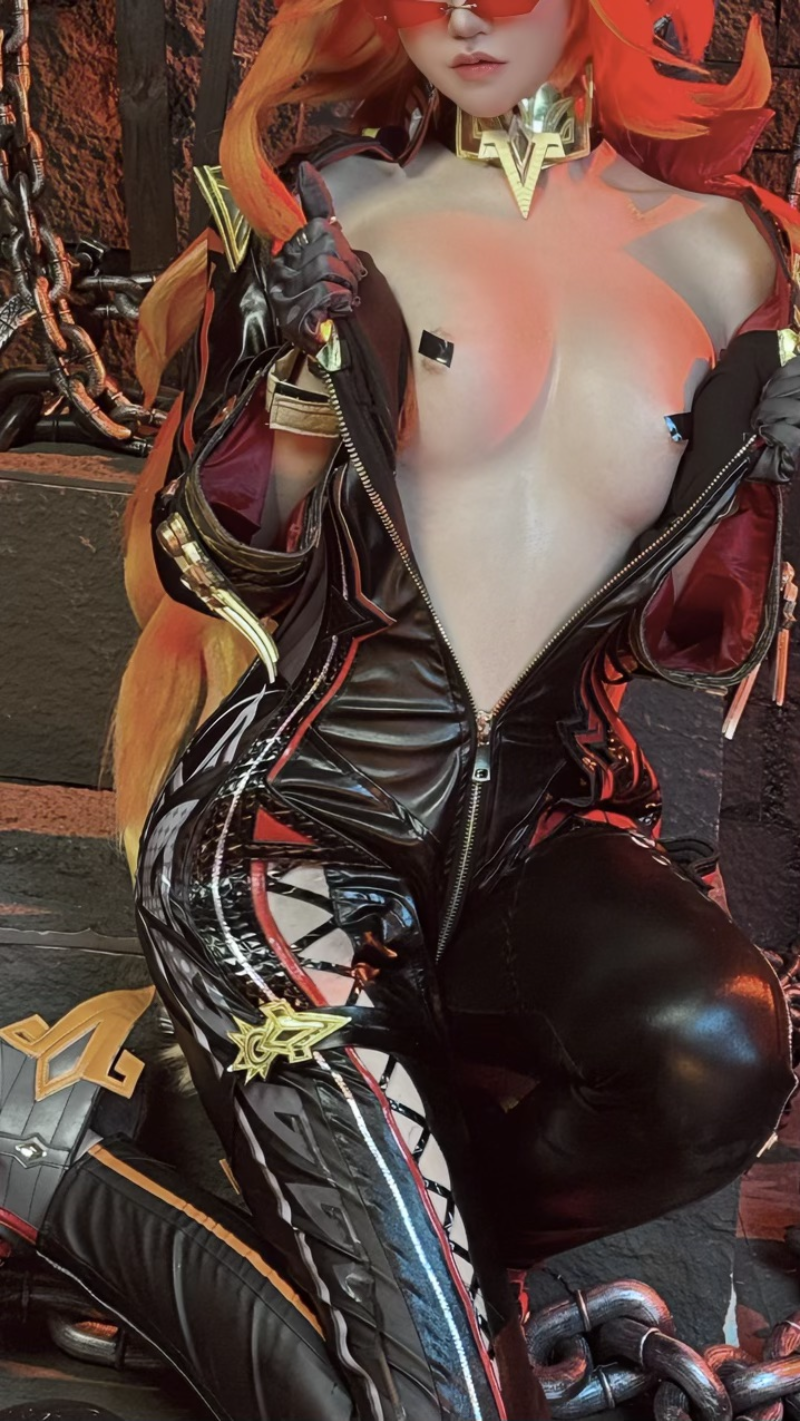 阿薰kaOri axunkaOri cosplay Mavuika Genshin Impact 161-lusbabe-net