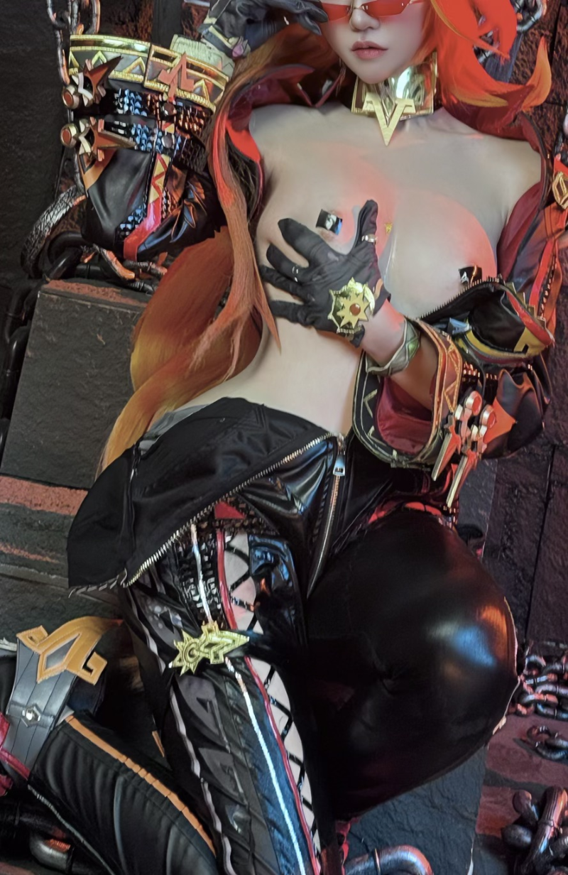 阿薰kaOri axunkaOri cosplay Mavuika Genshin Impact 170-lusbabe-net