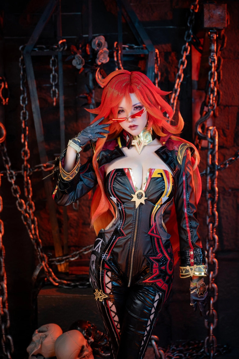 阿薰kaOri axunkaOri cosplay Mavuika Genshin Impact 2 1-lusbabe-net