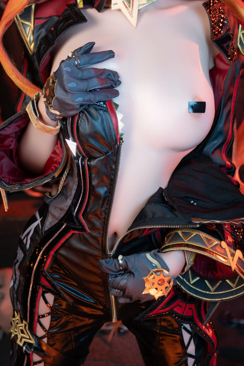 阿薰kaOri axunkaOri cosplay Mavuika Genshin Impact 21 1-lusbabe-net