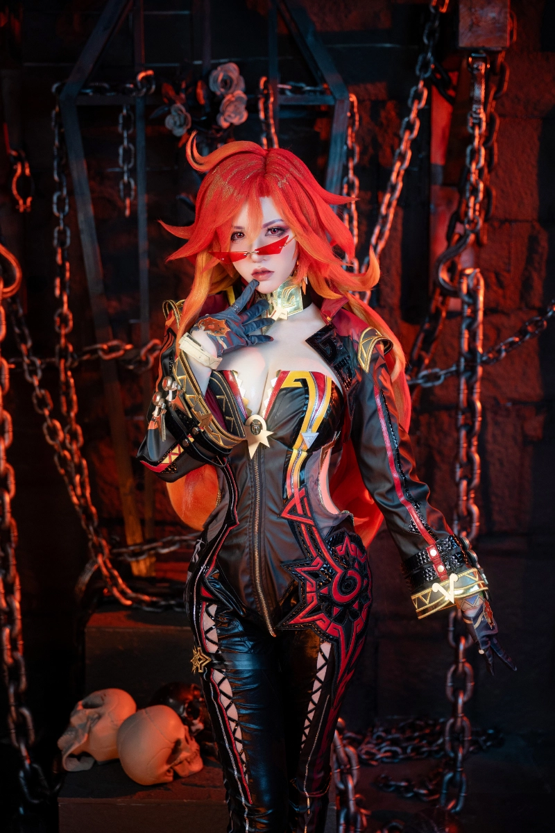 阿薰kaOri axunkaOri cosplay Mavuika Genshin Impact 3 1-lusbabe-net