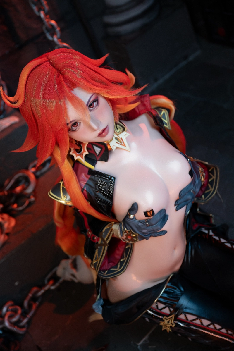 阿薰kaOri axunkaOri cosplay Mavuika Genshin Impact 36 1-lusbabe-net