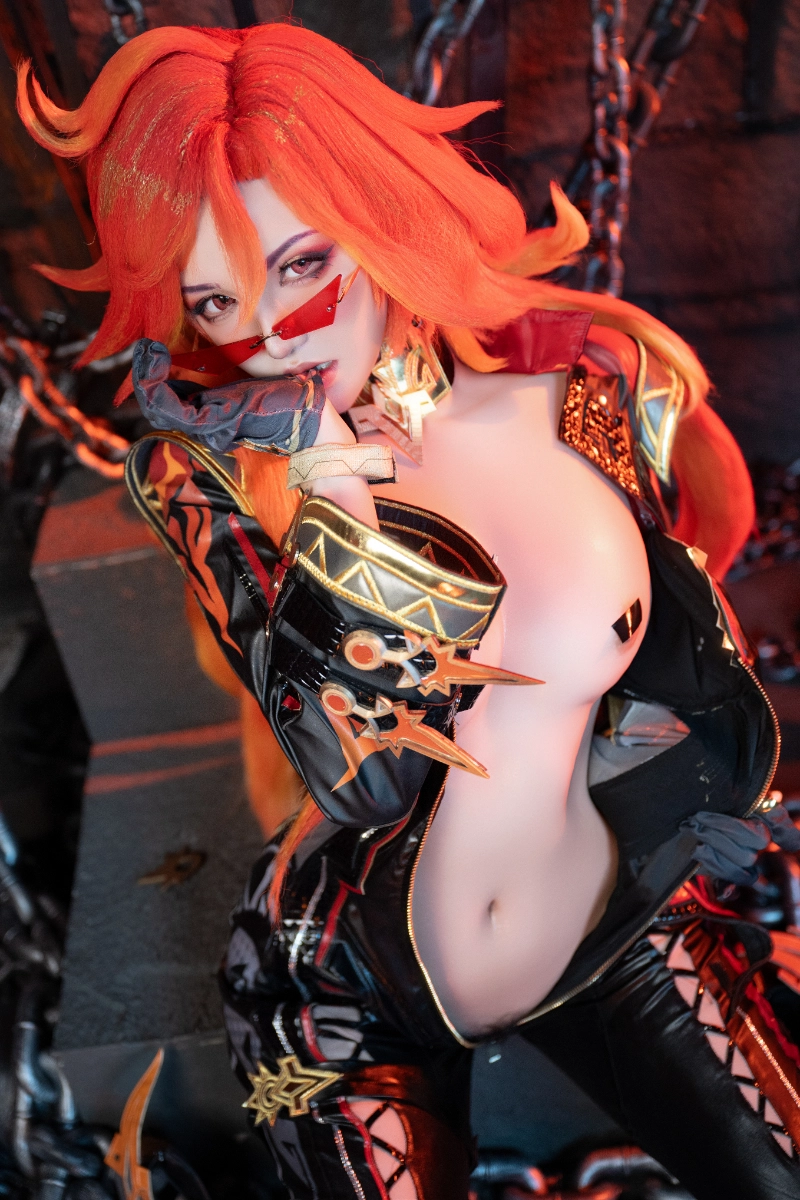 阿薰kaOri axunkaOri cosplay Mavuika Genshin Impact 57 1-lusbabe-net