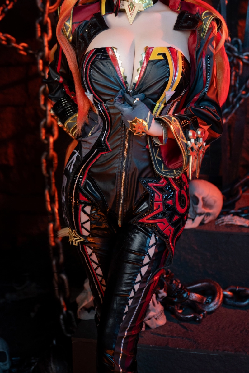 阿薰kaOri axunkaOri cosplay Mavuika Genshin Impact 6 1-lusbabe-net