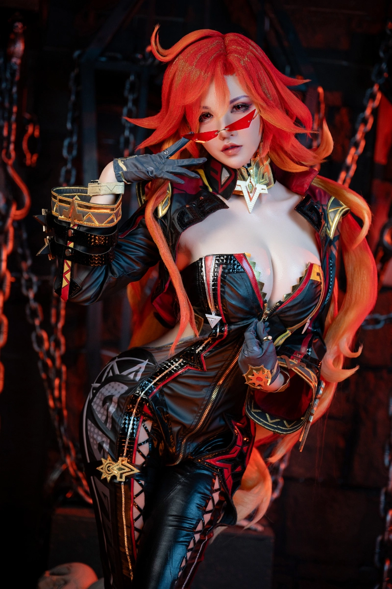 阿薰kaOri axunkaOri cosplay Mavuika Genshin Impact 9-lusbabe-net